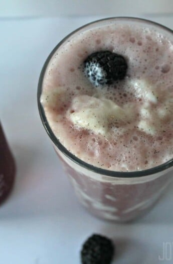 Blackberry Vanilla Bean Ice Cream Soda 7