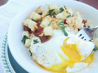Image of Bacon & Egg Angel Hair Pasta