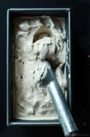 My wildest dessert dreams can true with this Espresso Chocolate Chip Ice Cream; its dairy free, sugar free and absolutely amazing! Win! | purewellnessjourneyclub.com #paleo