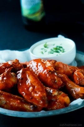Classic Buffalo Baked Chicken Wings-3