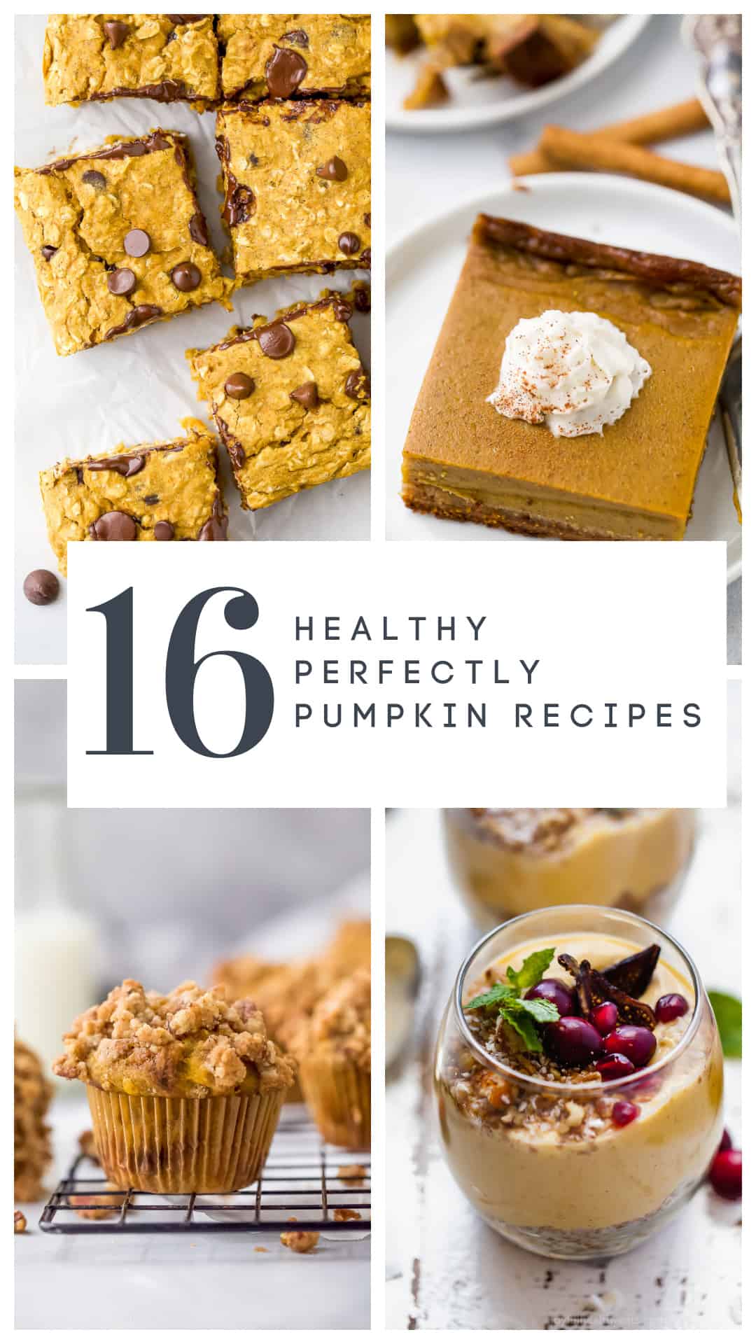 There are so many things to love about fall, and pumpkin treats are top of the list. Check out 16 Perfect Pumpkin Recipes to try this season! pinterest image for 16 Perfect Pumpkin Recipes - Easy Pumpkin Recipes for Fall!
