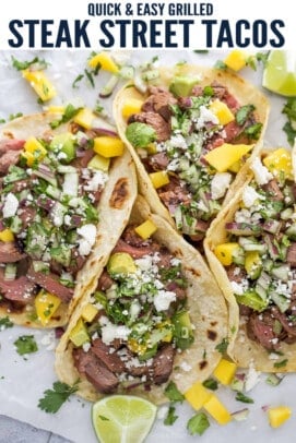 pinterest image for Steak Street Tacos