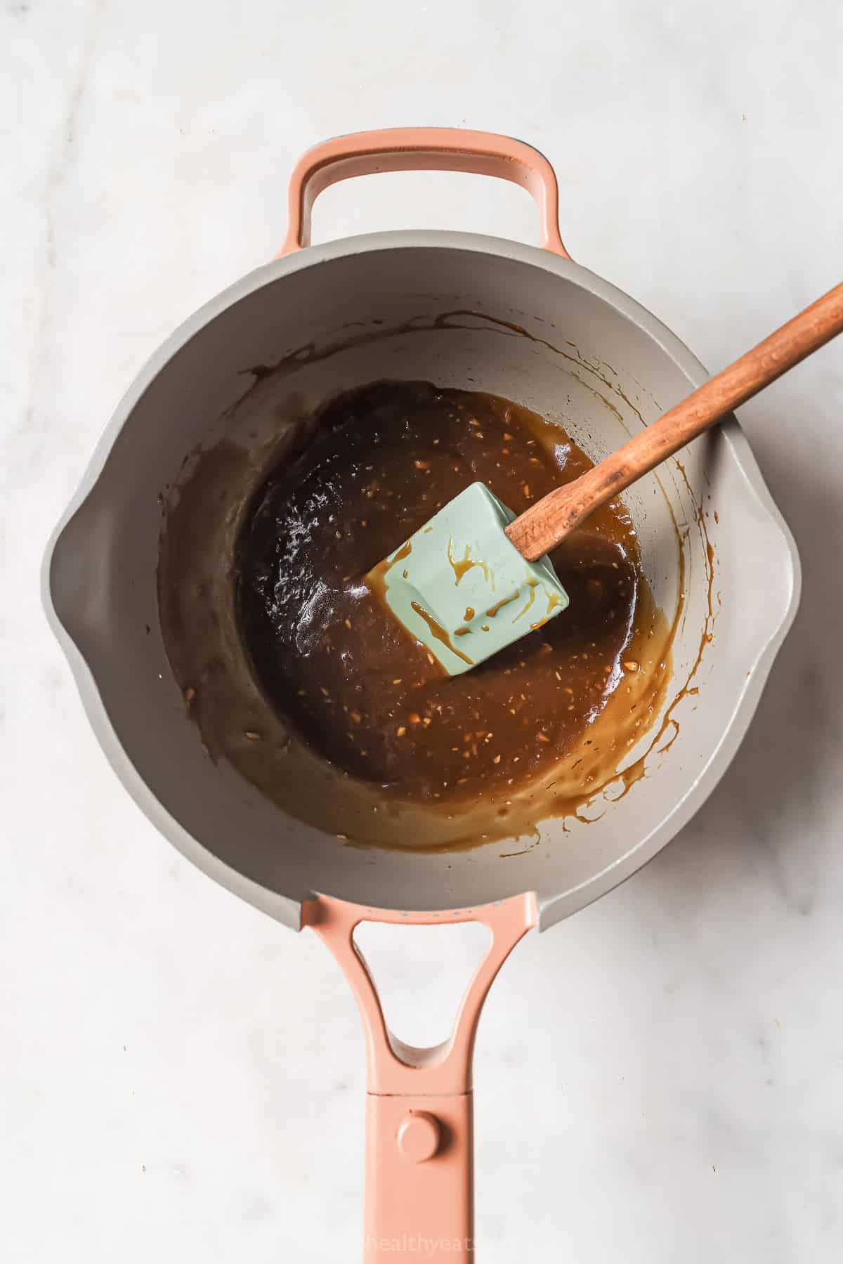 Glaze for salmon bites in pan