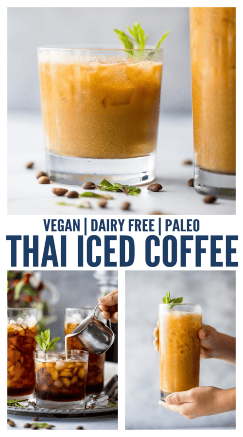 pinterest image for Lightened Up Thai Iced Coffee